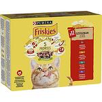 Purina Friskies пауч храна за котки с телешко месо (12 бр. 85 г)