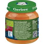 Gerber органик пюре от ябълка, праскова и кайсия (125 г)