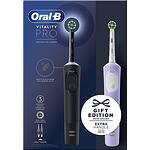 Oral B Vitality Pro комплект електрическа четка за зъби Black + Lilac (2 бр.)