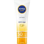 Nivea Sun UV Face Anti-Age Q10 слънцезащитен крем за лице против пигментация SPF50+, 50 мл (50 мл)