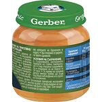 Gerber био пюре тиква и сладък картоф, 4+ месеца (125 г)