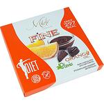 Milete Fine шококоладови бонбони с портокал, веган, без захар, без глутен (80 г)
