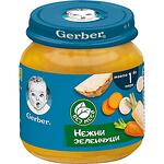 Gerber пюре нежни зеленчуци, 6+ месеца (125 г)