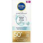 Nivea Sun UV Face Specialist Derma Skin Clean слънцезащитен флуид, SPF50+ (40 мл)