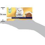 Purina Gourment Gold храна за котки със сьомга, 4 бр. х 85 г (340 г)