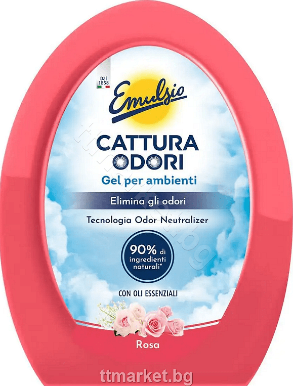 Emulsio  CatturaOdori Gel Ambienti Rosa