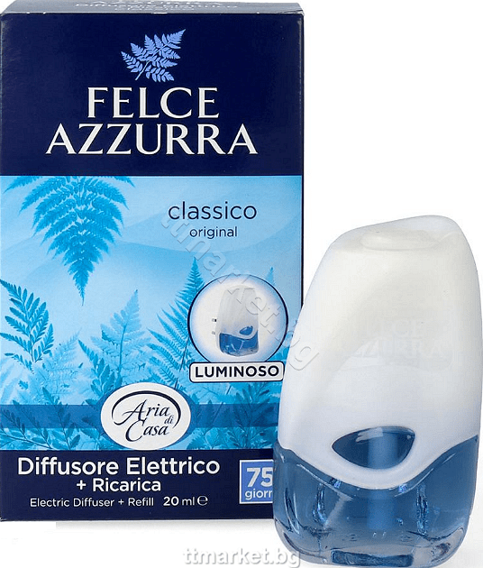 Felce Azzurra Aria di Casa Diffusore Elettrico + Ricarica classico