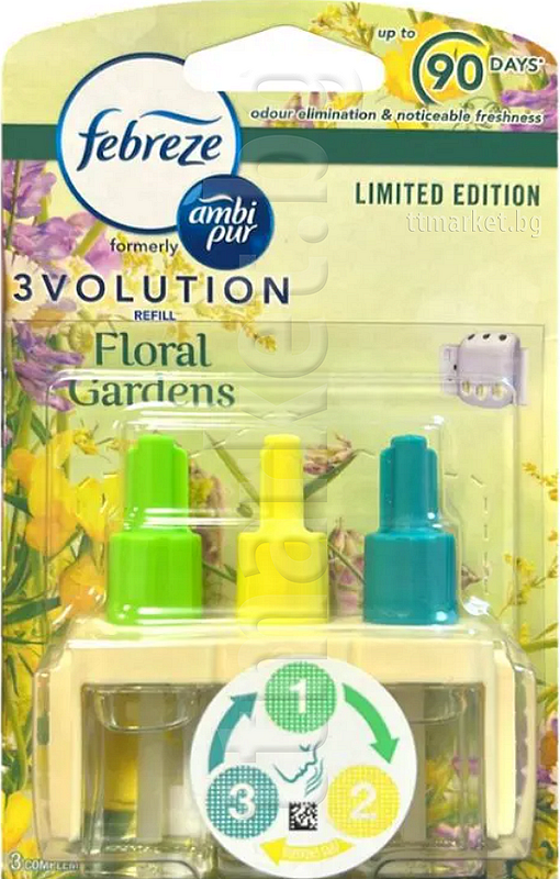 Ambi Pur 3volution recharge électrique Désodorisant - Floral Gardens - 20 ml