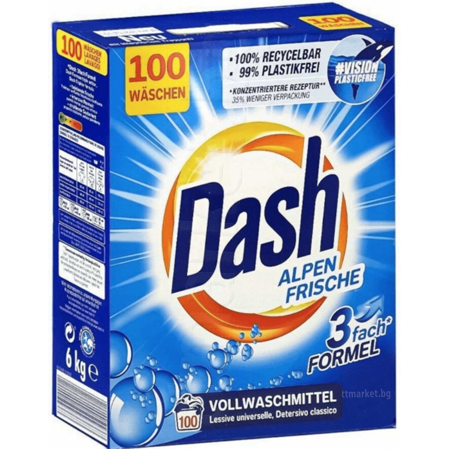 Dash Lenor 2en1 Coup de Foudre 24 lavages