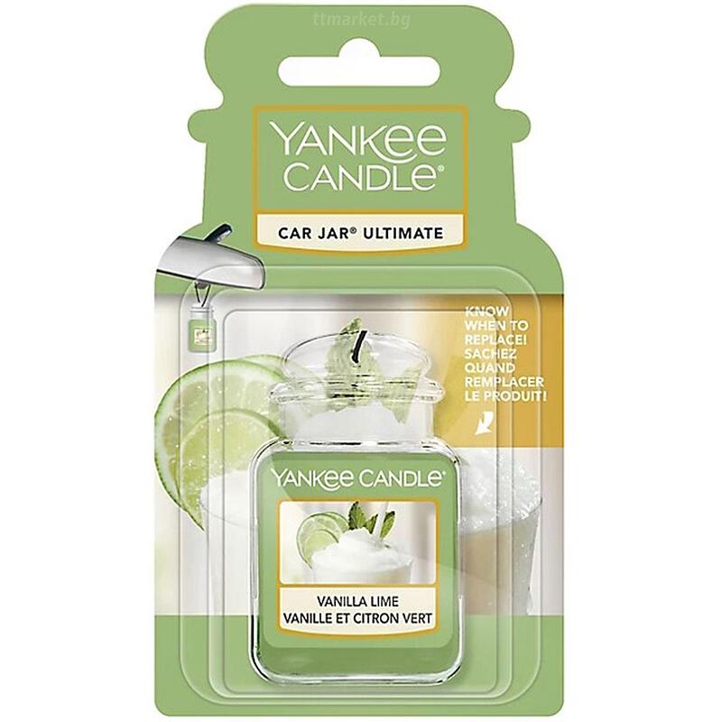 Yankee Candle Vanilla Lime Car Jar Autoduft 
