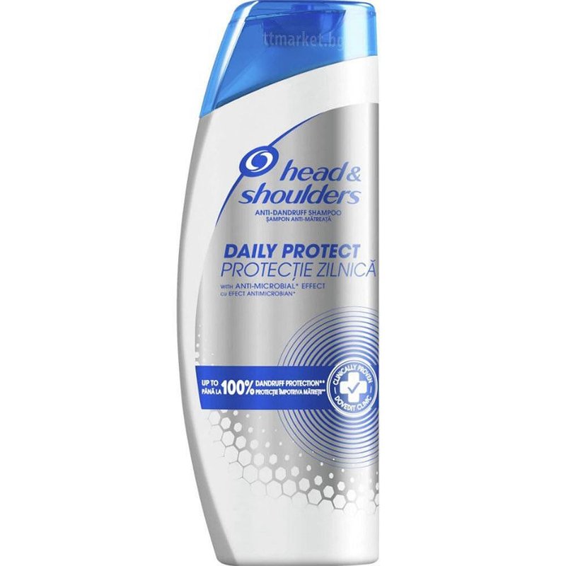 Head & Shoulders Daily Protect Шампоан против пърхот с антимикробен ...