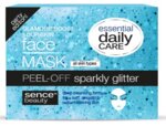 Маска за лице отлепяща се - със брокат и звездички Essential Daily Care Sparky Glitter 50 ml