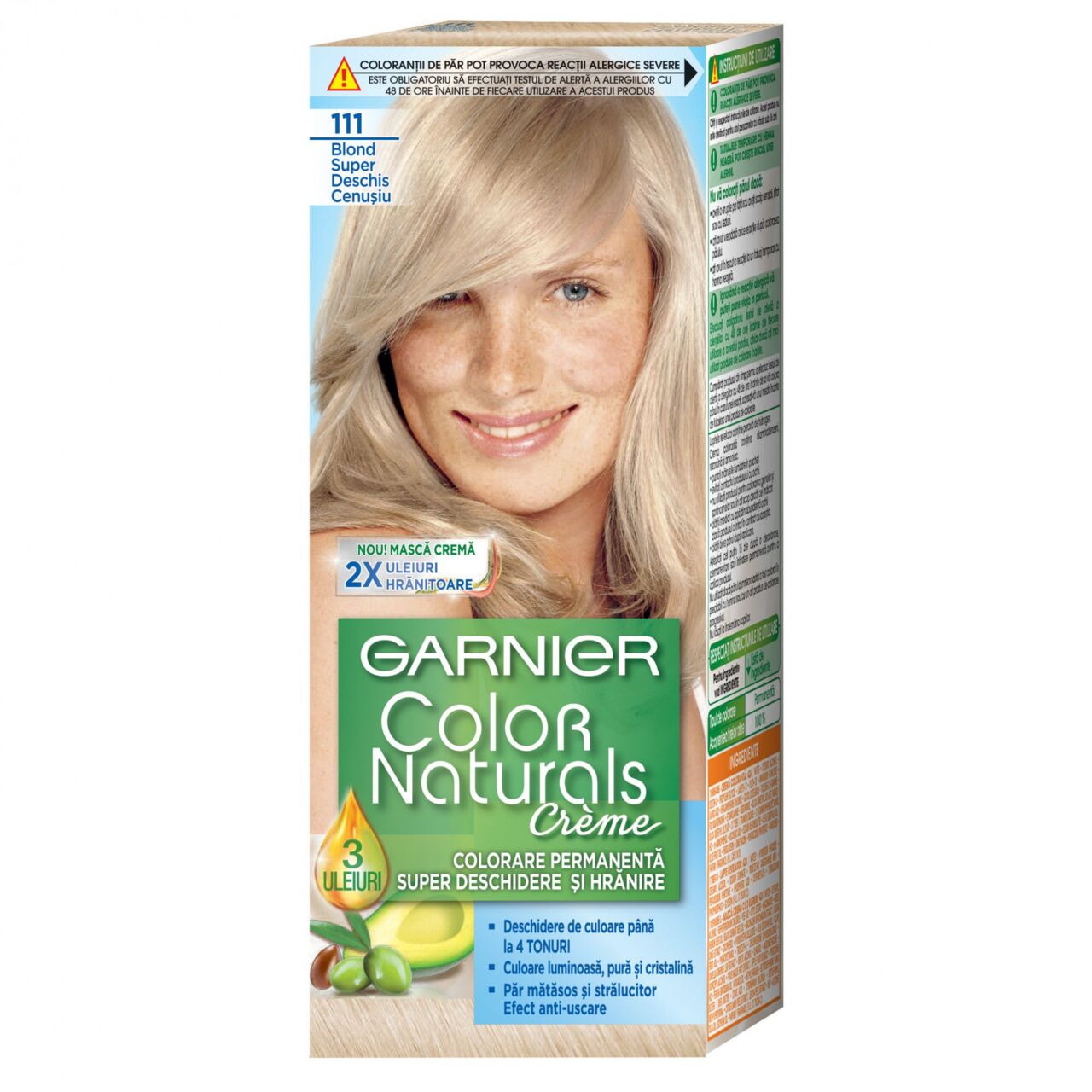 Intenzivno Podhranvasha Krem Boya Za Kosa Garnier Color Naturals Creme 111