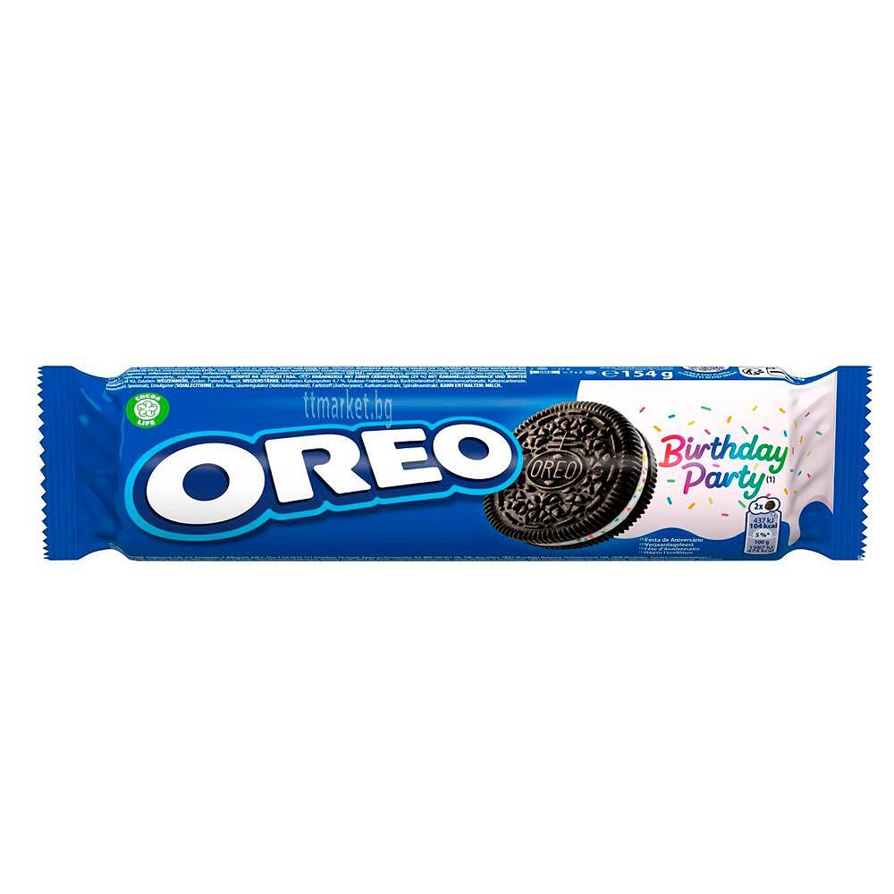 Oreo Birthday Party Какаови сандвич бисквити с пълнеж с вкус на