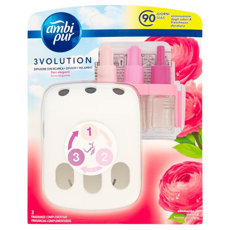 Ambipur 3Volution Starter Kit Lenor Oro E Fiori Di Vaniglia 20 Ml