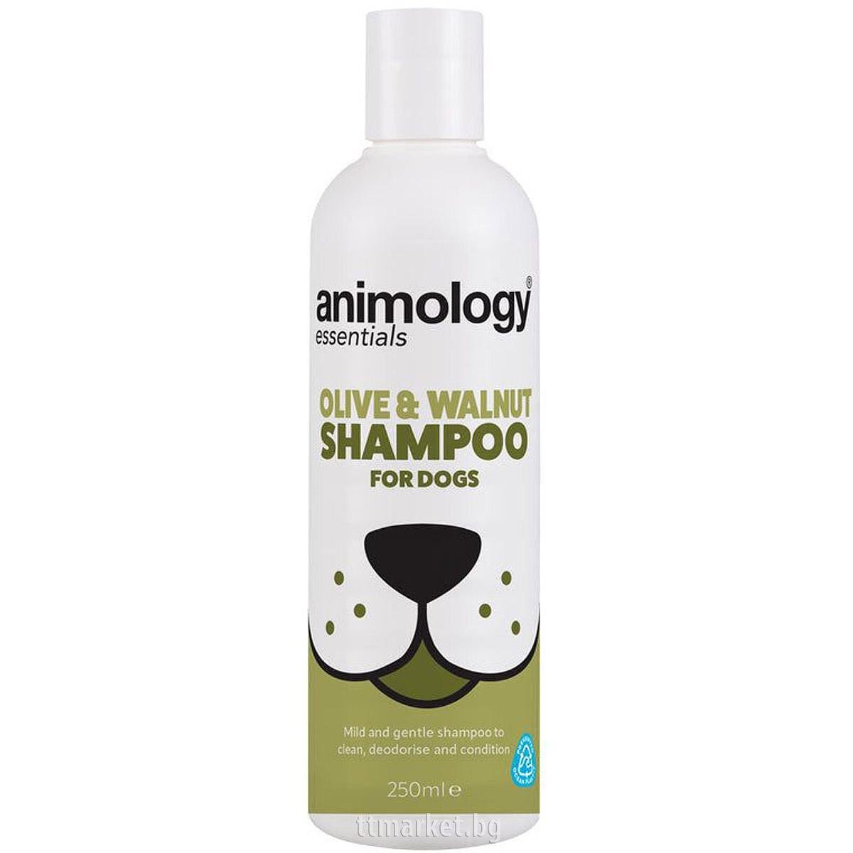 Animology Olive & Walnut Shampoo for Dogs Шампоан за кучета с Маслина и ...