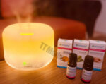 Aroma diffuser Life of Leisure Арома дифузер за етерични масла, ултразвуков, с таймер, 7 LED цвята, 500 мл.