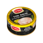 Риба тон COMPASS филе в олио, 160гр