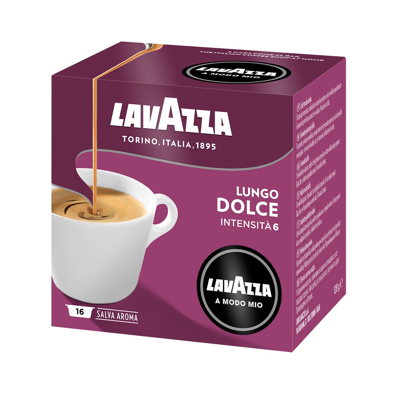 Кафе LAVAZZA Lungo Dolce 16 капсули