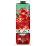 Сок FLORINA домат 100%, 1л