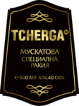 Ракия TCHERGA Мускатова 40% 500мл