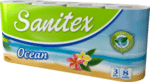 Тоалетна хартия SANITEX Ocean 8 броя