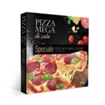 Замразена пица MEGA DI CATO Speciale с шунка и салам 325 гр.