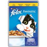PURINA® FELIX® Fantastic за котки в зряла възраст, Грил в Желе, Пиле, Мокра храна, Пауч, 100g