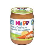Пюре HIPP Bio морк.,картоф,пиле 190гр