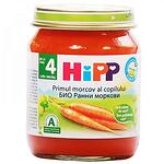 Пюре HIPP Bio ранни моркови 125гр