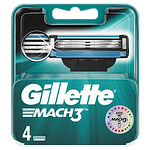 Ножчета за бръсн. GILLETTE Mach 3 4 бр.