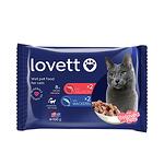 Пауч за котка LOVETT Риба 4x100 гр.