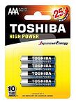 Алкални батерии TOSHIBA HP AAA 4бр. LR03
