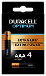 Батерия Duracell Optimum AAA 4 бр.