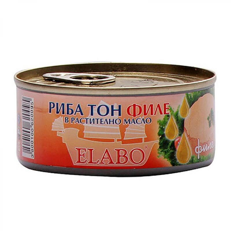 Риба тон ELABO филе в раст.масло 160г