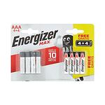 Алкални батерии ENERGIZER MAX AAA 4+4 бр