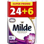 Тоалетна хартия MILDE Premium Relax Purple 100% цел. 3 пл. 30 бр.