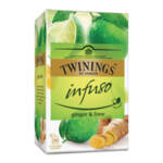 Чай Twinings Infuso Джинджифил и лайм 20 филтър пакетчета х1.5гр.