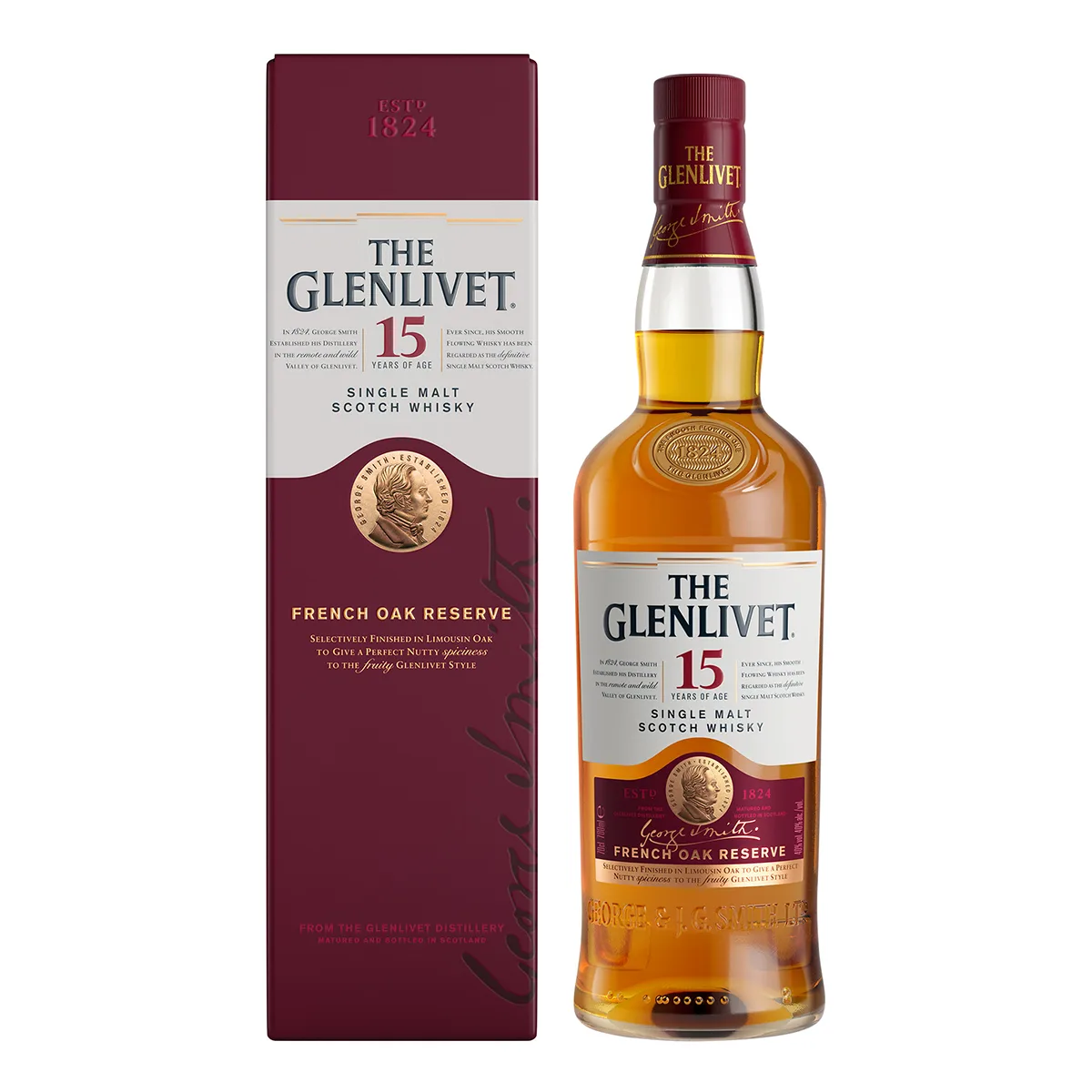 Уиски The Glenlivet 15 Y.O. | eDrinks.bg