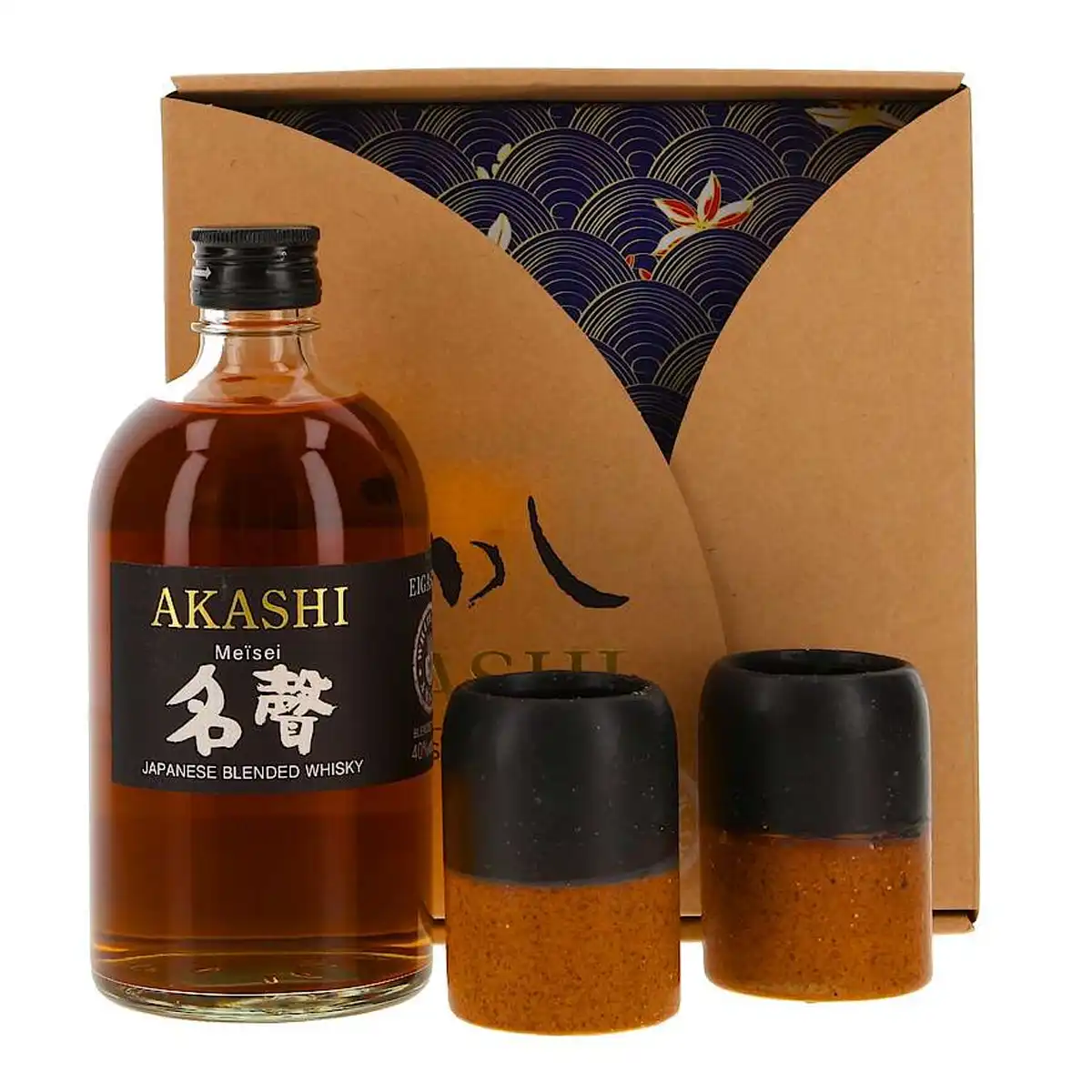 Уиски Akashi Meisei с 2 чаши | eDrinks.bg
