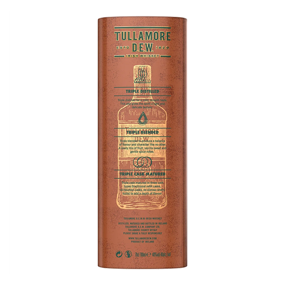 Уиски Tullamore D.E.W. в метална кутия | eDrinks.bg