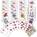 Карти за игра MasterPieces Backyard Garden Flowers, 54 карти