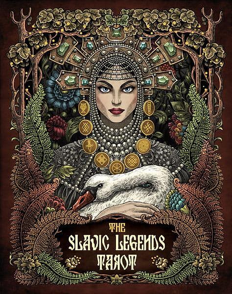 Оригинални карти Таро The Slavic Legends Tarot, черни ръбове