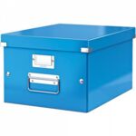 Кутия за съхранение  LEITZ click & store A4, с дръжки,286х200х369 мм, синя