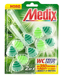 Ароматизатор за WC Medix Fresh Drops, Бор 2x55 г.