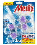 Ароматизатор за WC Medix Fresh Drops, Океан 2x55 г.