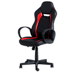 Геймърски стол Carmen 7525 - черно-червен