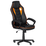 Геймърски стол Carmen 7604 - черен - оранжев