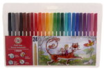 Флумастери за рисуване KOH-I-NOOR- 24 цвята