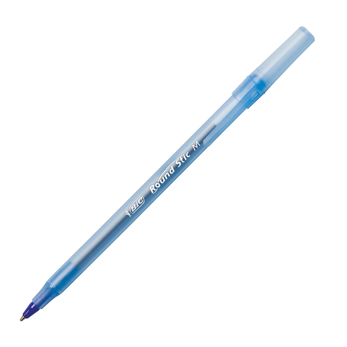 Химикалка BIC ROUND STIC, 0.4 mm., синя